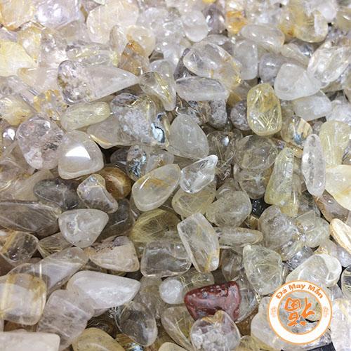 Đá Vụn Phong Thủy Thạch Anh Tóc Vàng
