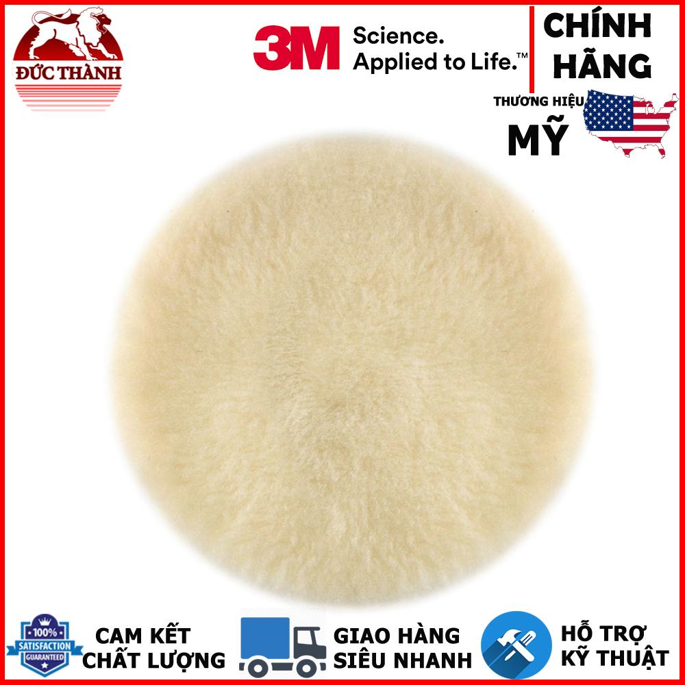 Bánh lông cừu 3M Buffing Pad 85079 5 inch (trắng)