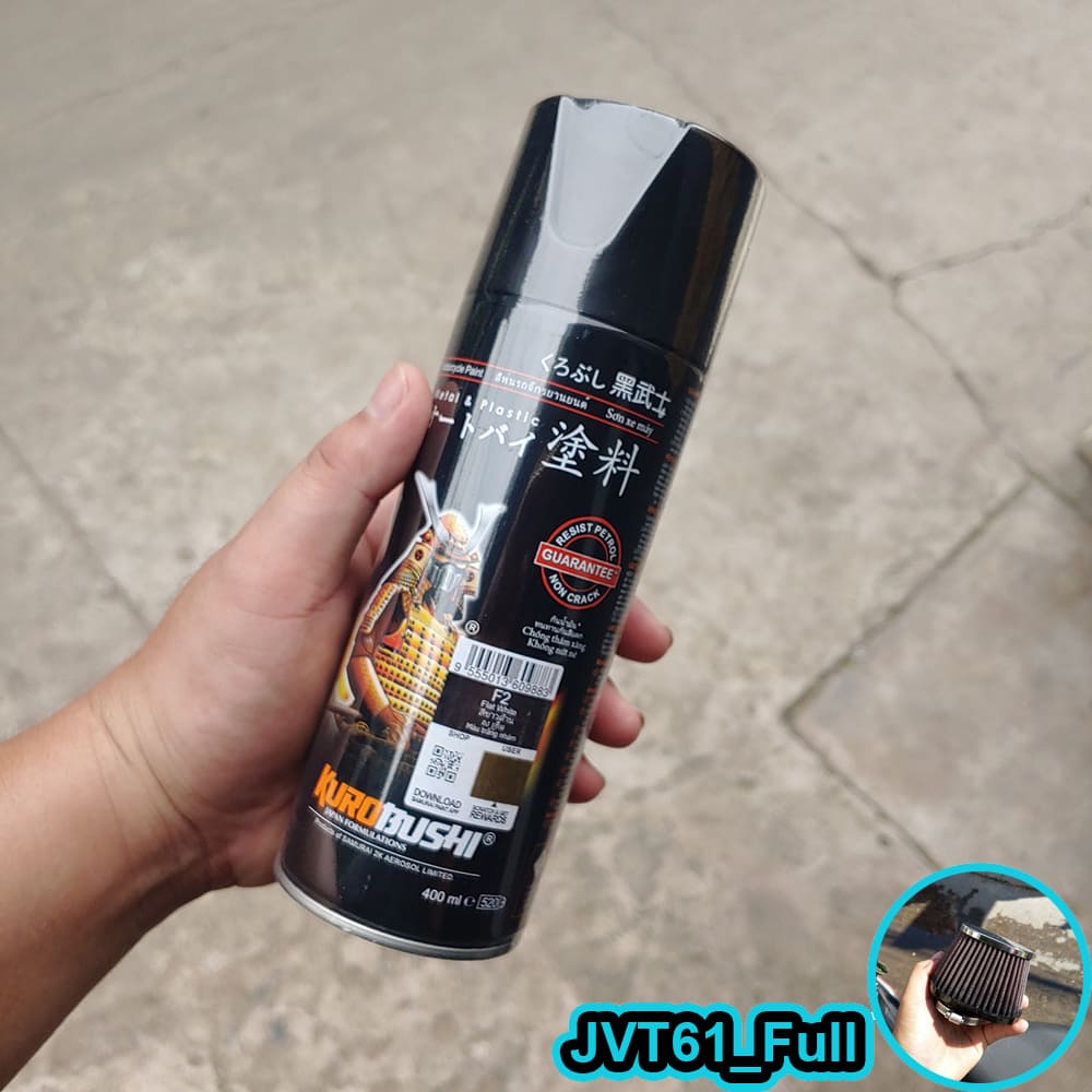 Sơn xịt màu trắng mờ Samurai F2