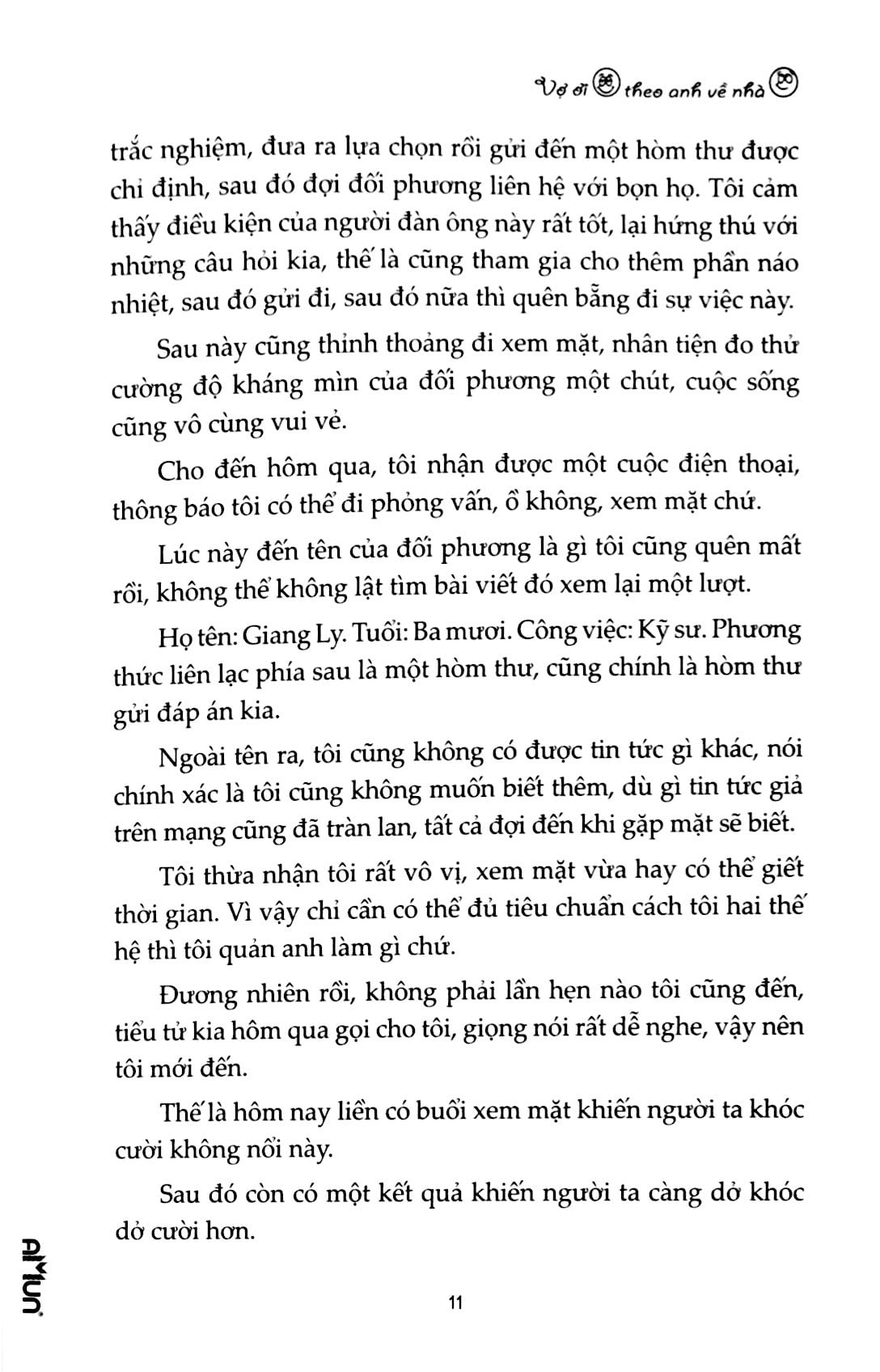 Fahasa - Vợ Ơi Theo Anh Về Nhà (Tái Bản 2018)