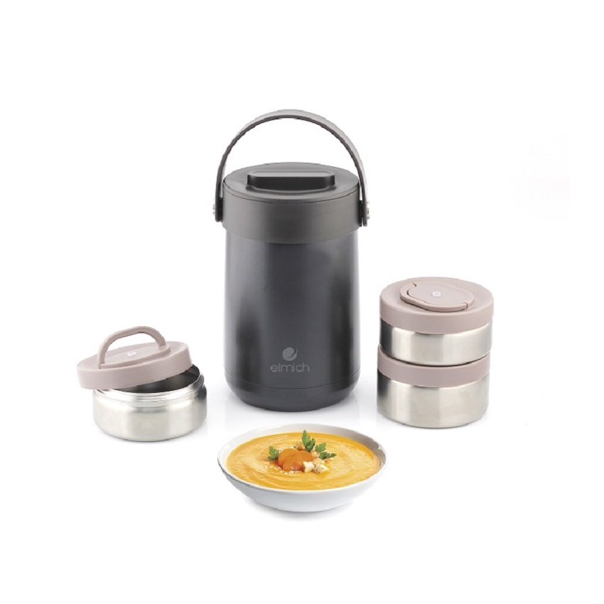[HCM]Bình đựng thức ăn giữ nhiệt Elmich EL3129 1500ml