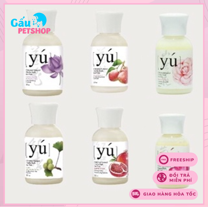Sữa tắm YÚ cho thú cưng chó mèo - 30ml