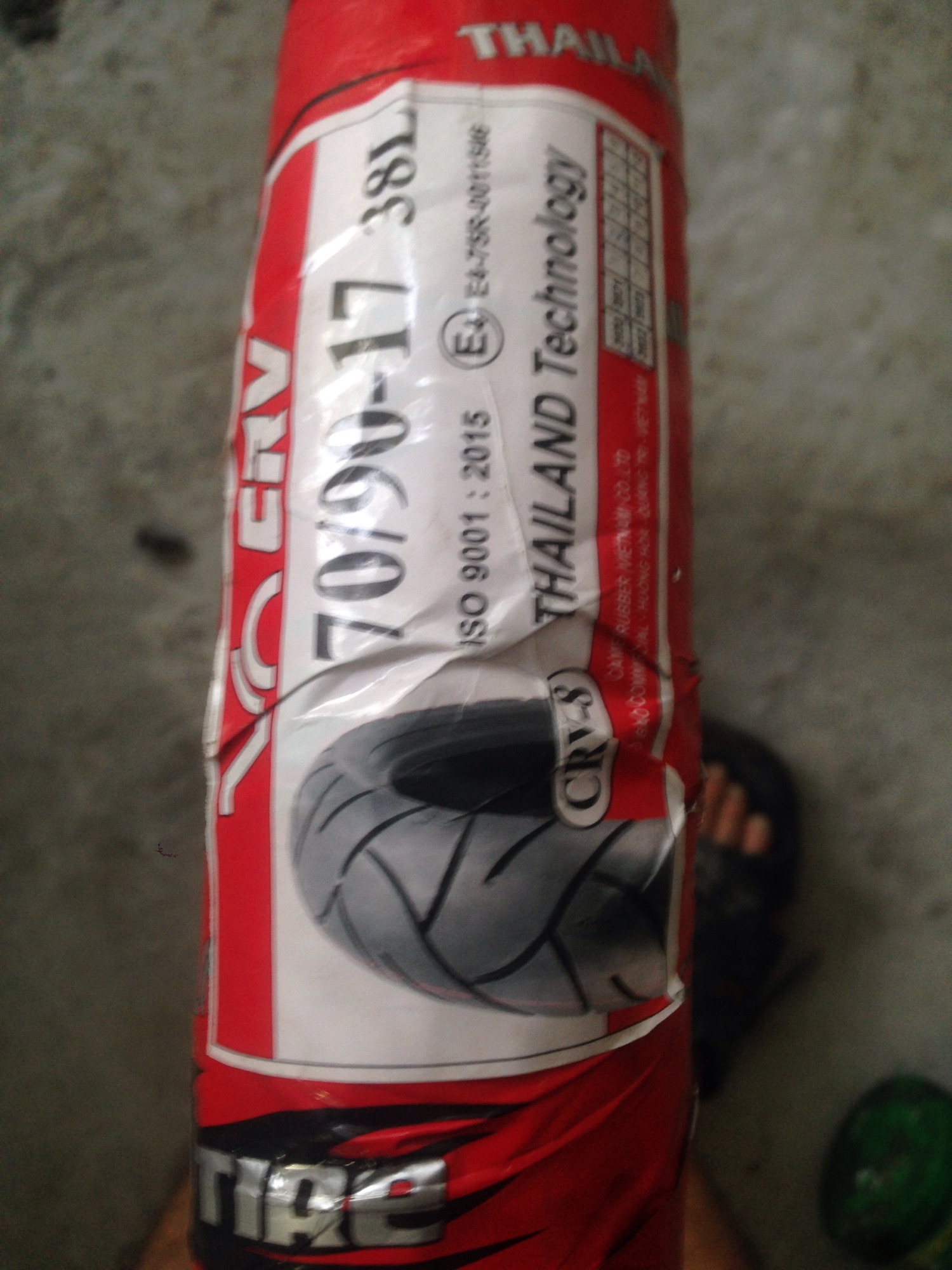 Vỏ CRV 1 cặp ( 60/90-17 và 70/90-17) technology Thailan bao bì đỏ