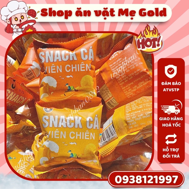 Snack cá viên chiên Ba Anh Em Food (gói 12g)
