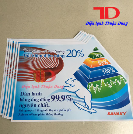 Tem tủ đông SANAKY loại đại mẫu 3, Điện Lạnh Thuận Dung