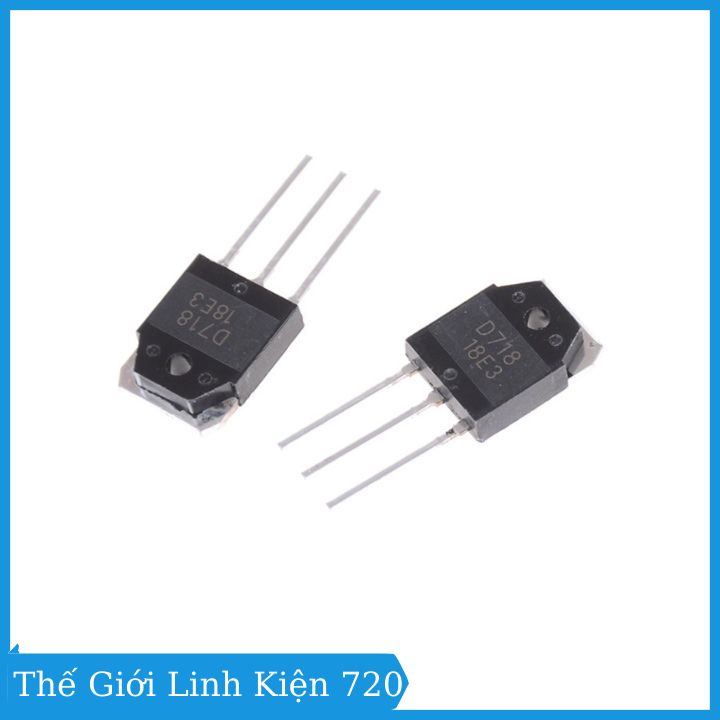 Combo 4 con Transistor D718 và B688 TO-247 TRANS NPN / PNP 8A 120V