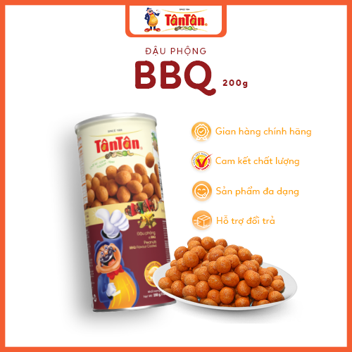 Đậu phộng vị BBQ Tân Tân 200g