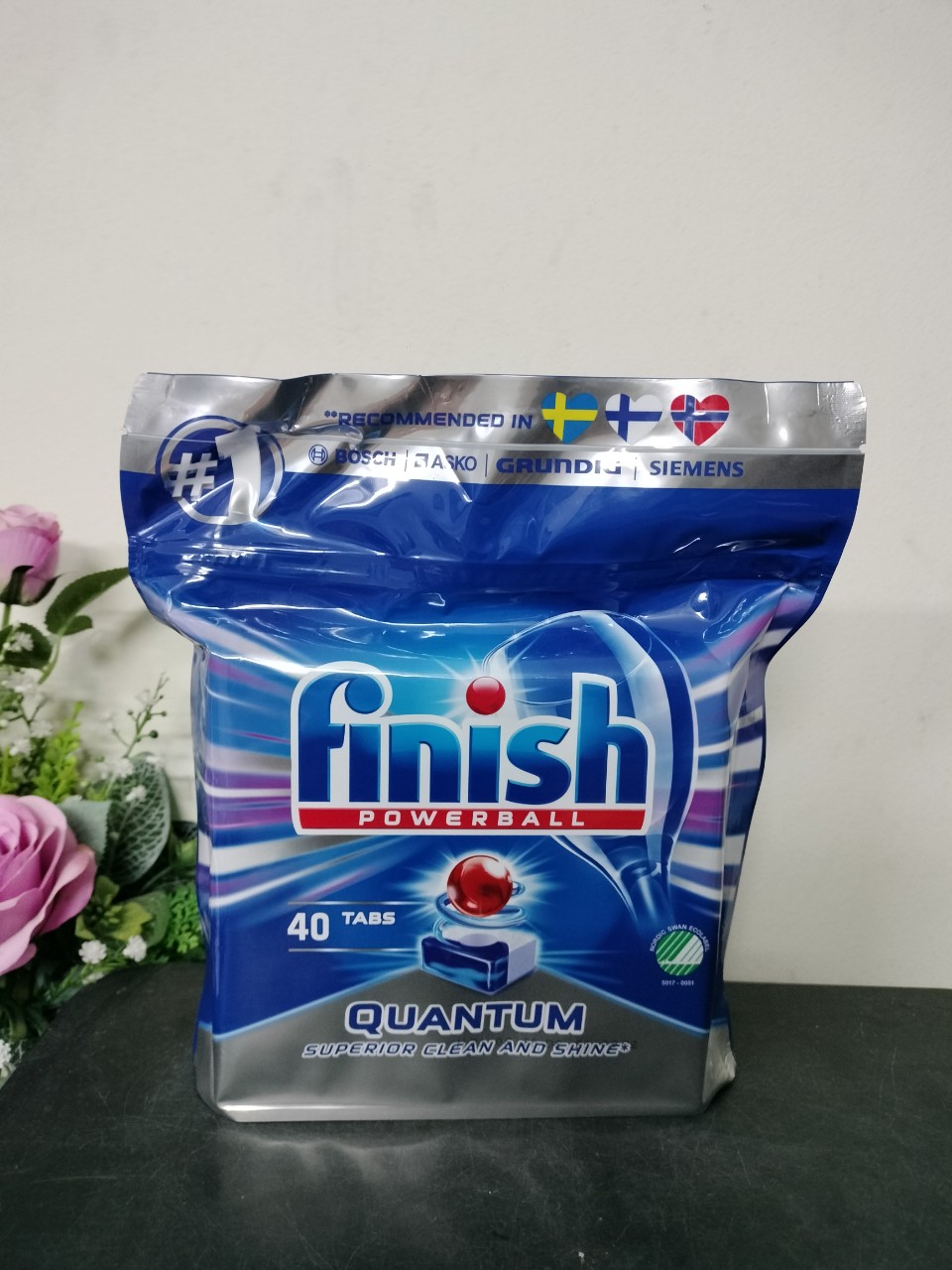 Viên rửa bát Finish Quantum Túi 40 viên