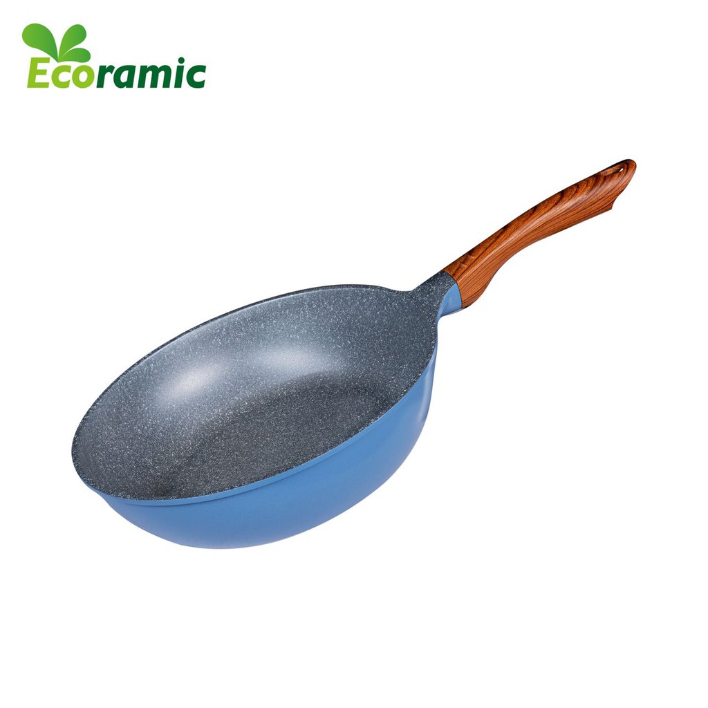 Ecoramic - Chảo Đúc Vân Đá Sâu Lòng Đáy Từ