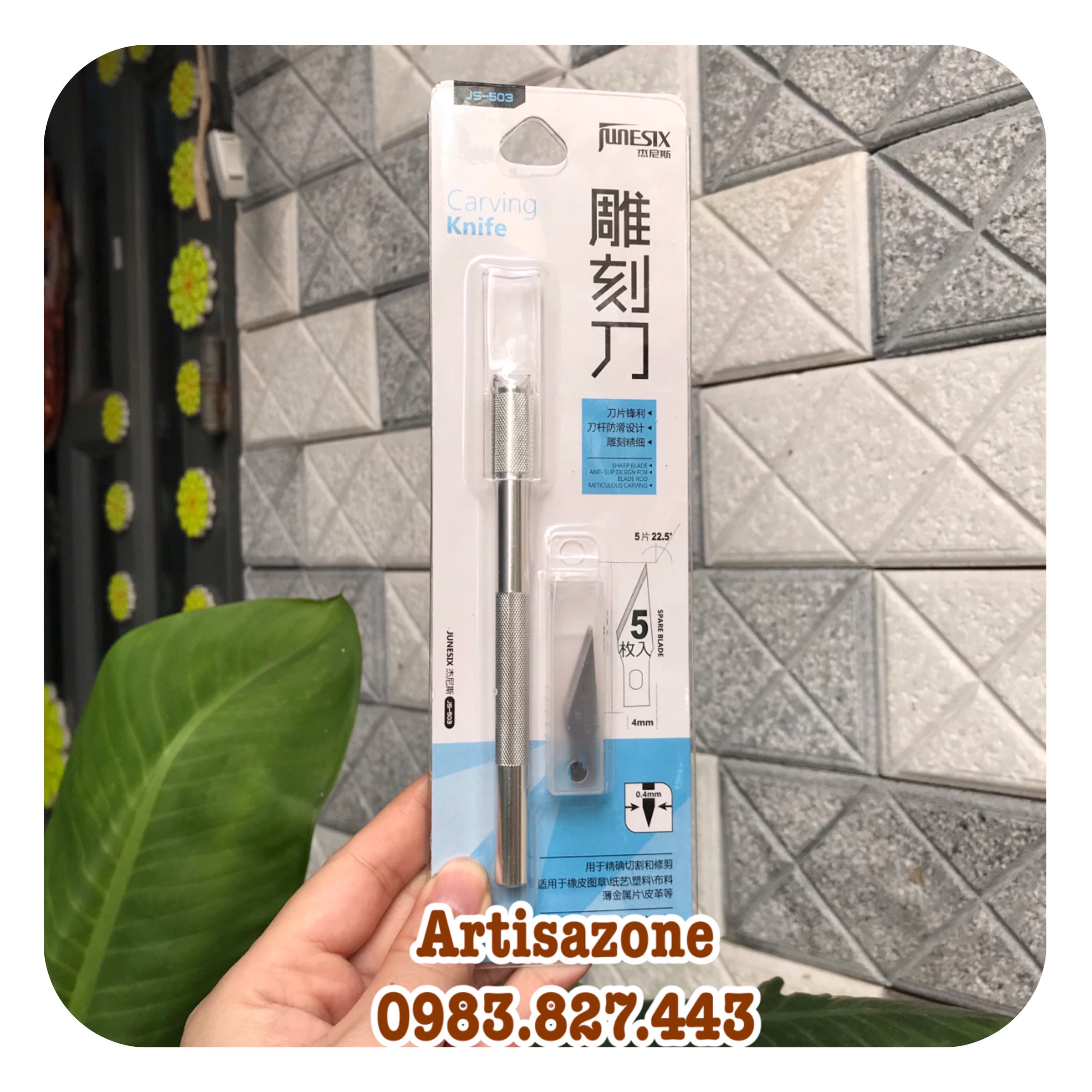 Bộ dao khắc, trổ, tỉa họa tiết