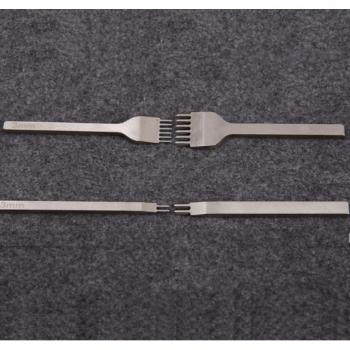 đục trám khâu da thủ công - dụng cụ làm đồ da handmade
