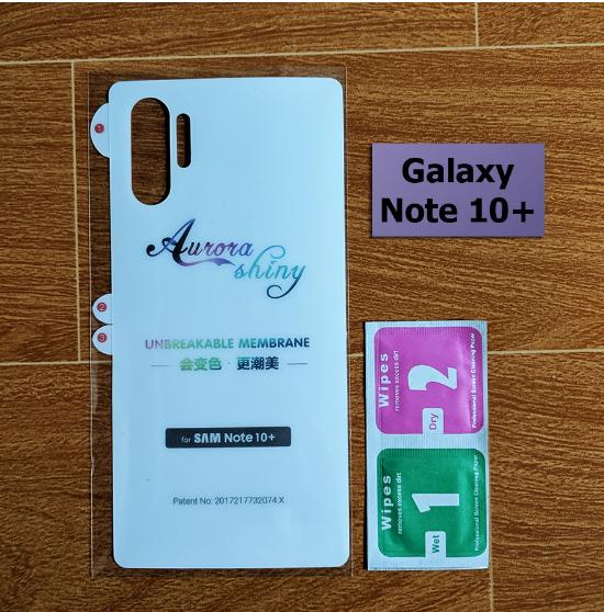 Miếng dán dẻo PPF mặt sau Samsung Galaxy Note 10 Plus/ Note 10+/ Note 10 Pro Bảo vệ lưng máy
