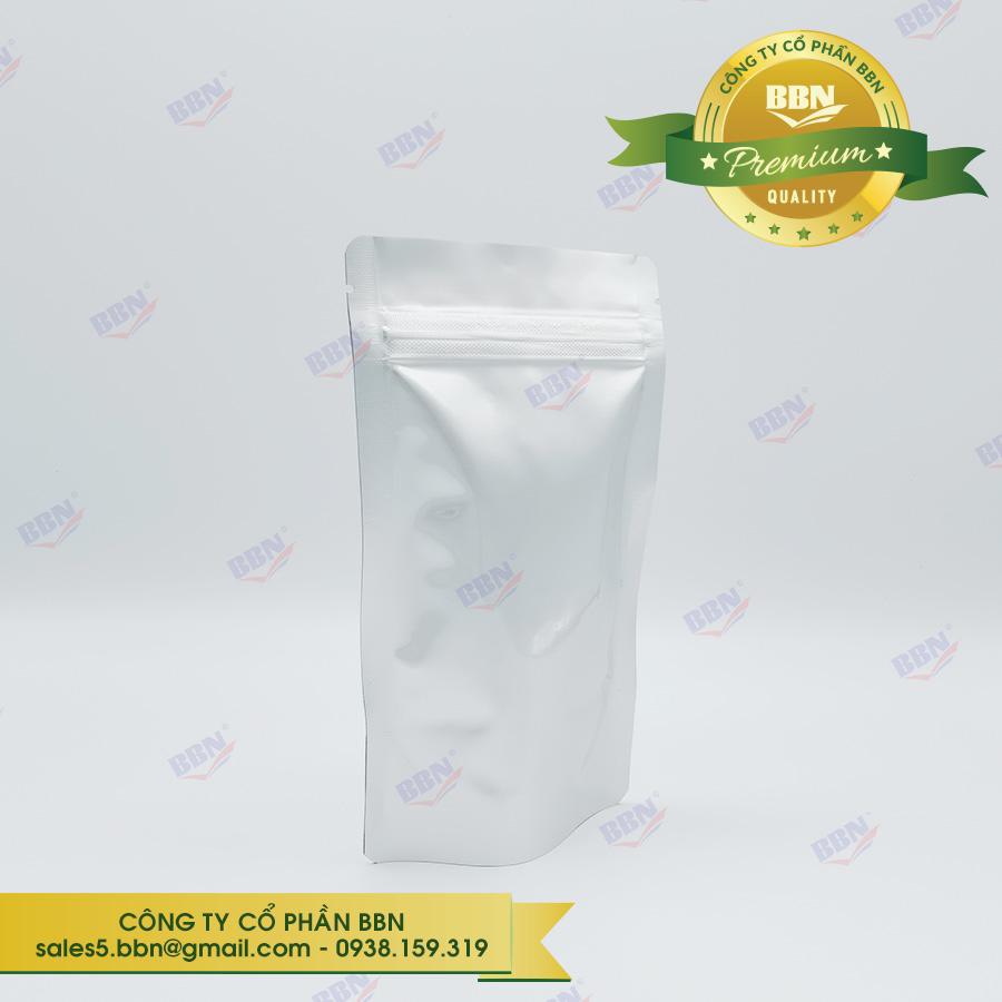 [1kg] Túi zip 2 mặt bạc 18x26cm (500g) đựng bột, cà phê
