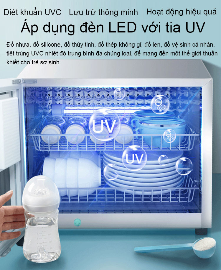 Smart1688 - Tủ tiệt trùng mini đa năng UV sterilizer