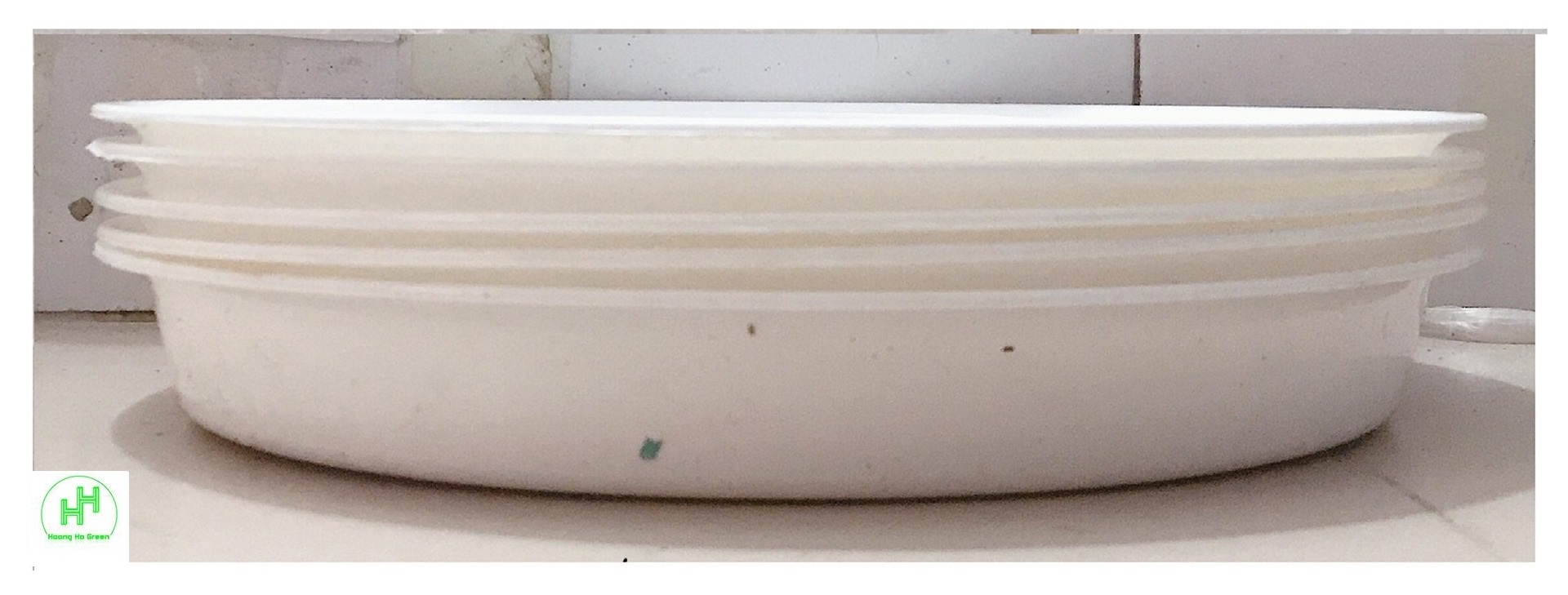 5 Khay (Đĩa) Lót Đế Chậu D300 - Màu Trắng