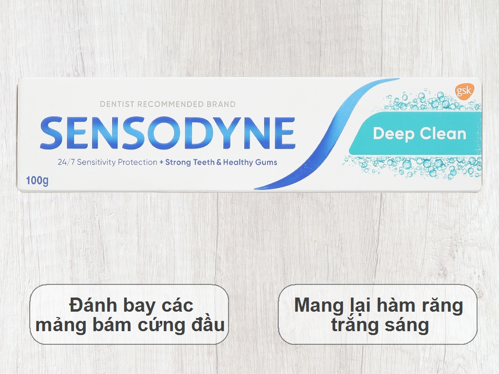 Kem đánh răng Sensodyne Deep Clean Toothpaste 100g úc châu pharmacy