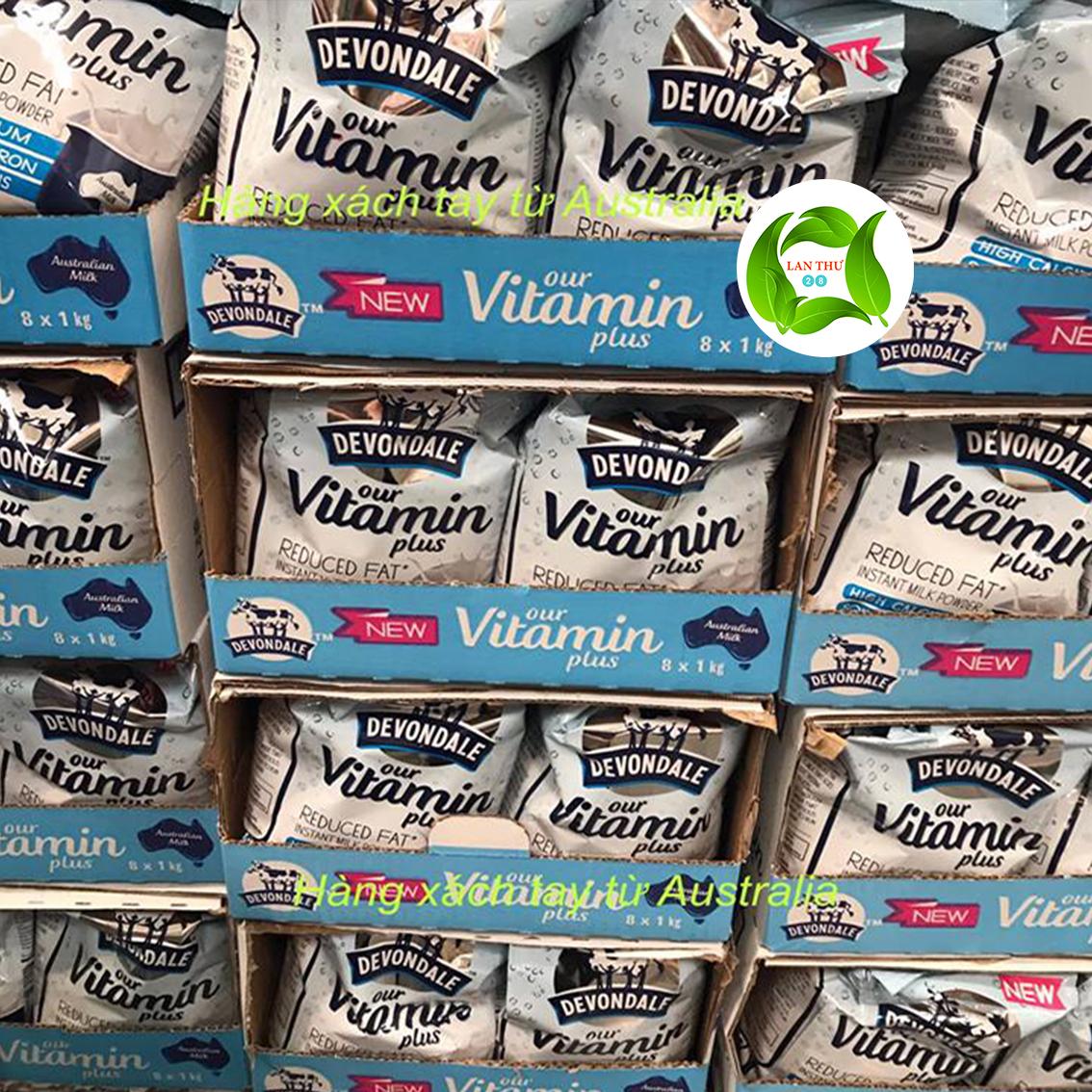 Sữa Tươi Devondale Our Vitamin Plus 1kg - Dạng Bột Mẫu Mới 2020