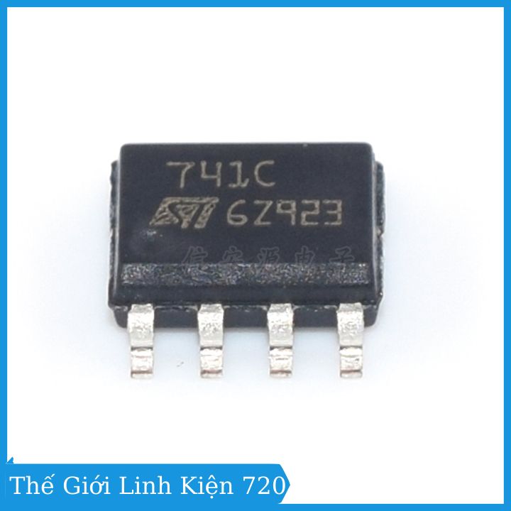 Bộ 5 ic ua741 sop8/dip8 khuếch đại thuật toán