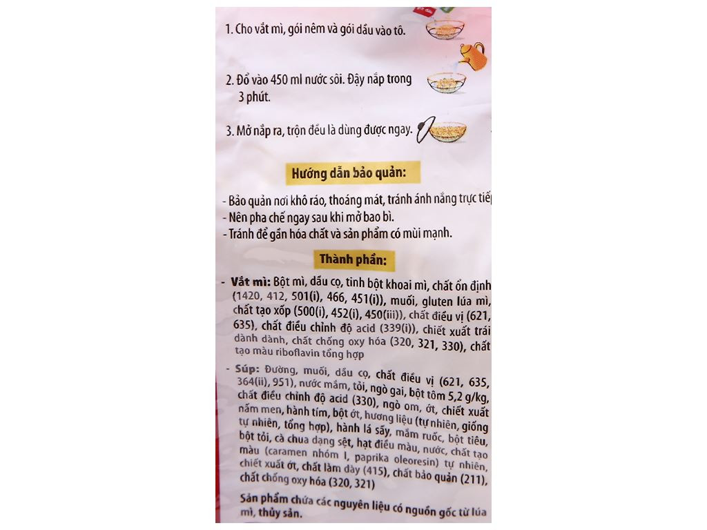 mì  ăn liền Kokomi 90 tôm chua cay 90g(thùng 30 gói)