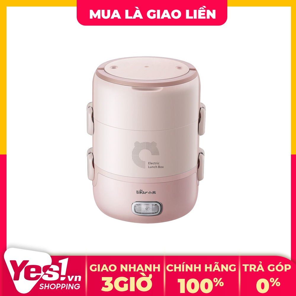 Hộp cơm điện cầm tay đa năng bear dfh-b20s6 - bảo hành chính hãng - voucher 10% lên đến 800k