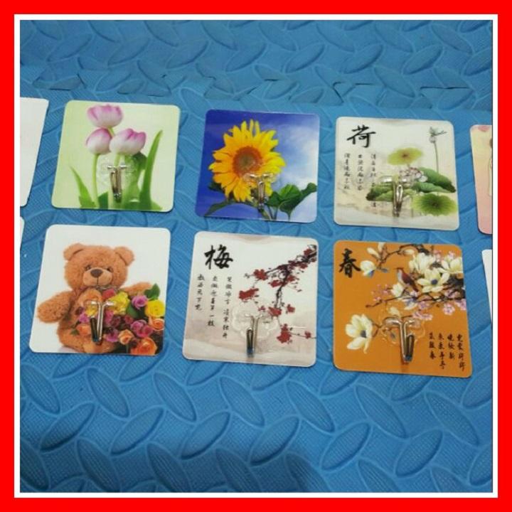 Combo 100 Móc Dán Tường Chịu Lực 3D Siêu Dính