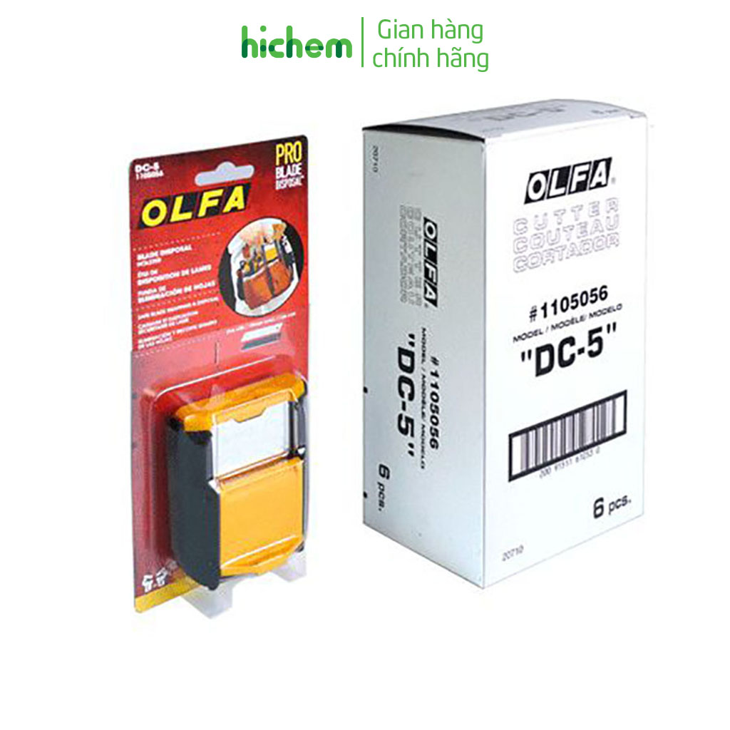 Hộp Bẻ Lưỡi Dao OLFA DC-5 Dùng Cả Cho Người Thuận Tay Trái Gắn Túi, Thắt Lưng Đựng Lưỡi - KM Keo Epoxy A/B Siêu Dính