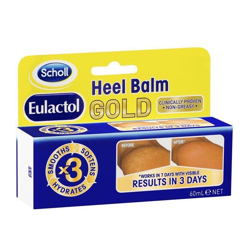 [Bill Úc] Kem hỗ trợ nứt và dưỡng gót chân Eulactol Heel Balm Gold 60ml