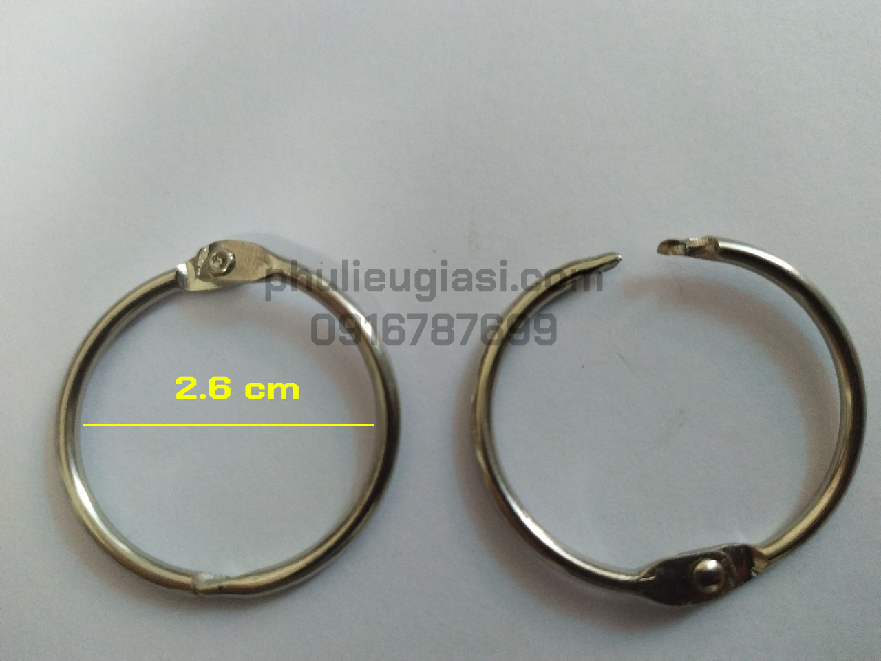 [HCM]COMBO 50 KHOEN MỞ MÀU BẠC 2.6 CM