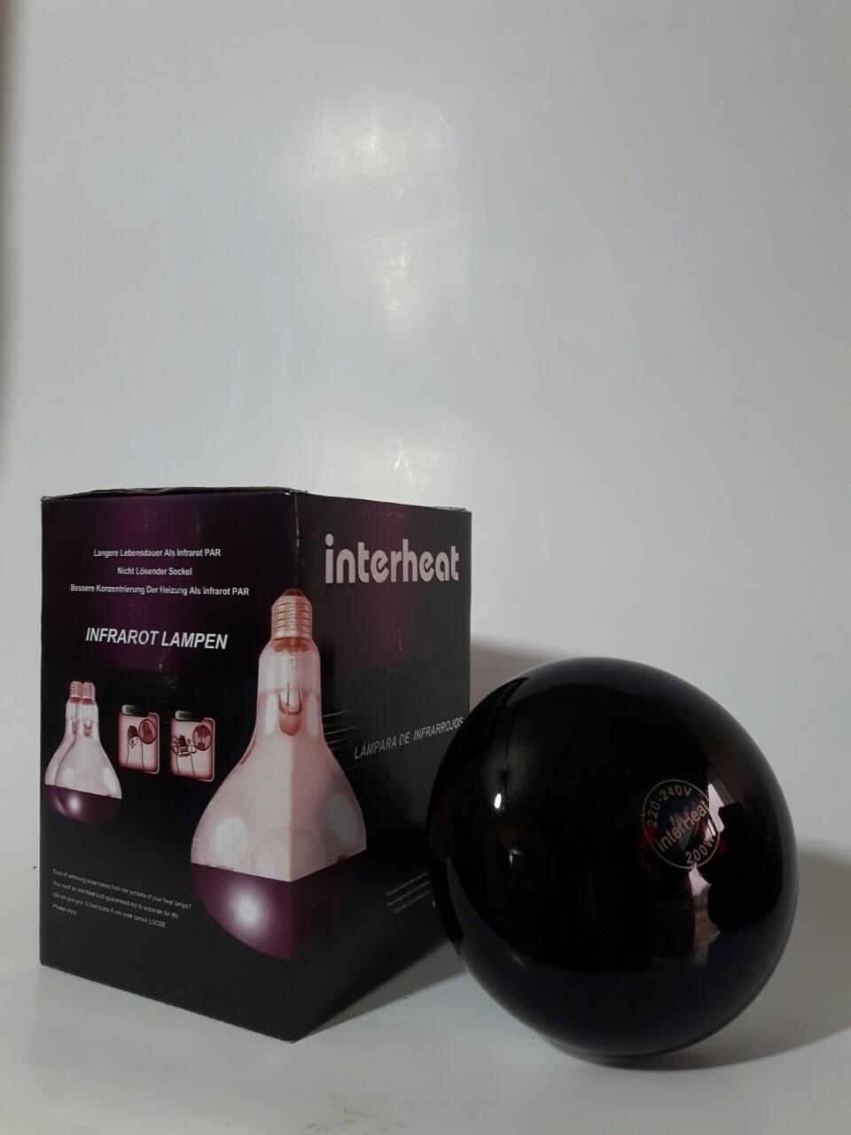 Bóng đèn Hồng ngoại sưởi ấm thú y intrheat cao cấp 150w