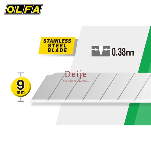 Hộp đựng và bẻ lưỡi dao OLFA AB-10S (10 lưỡi bạc 9mm)