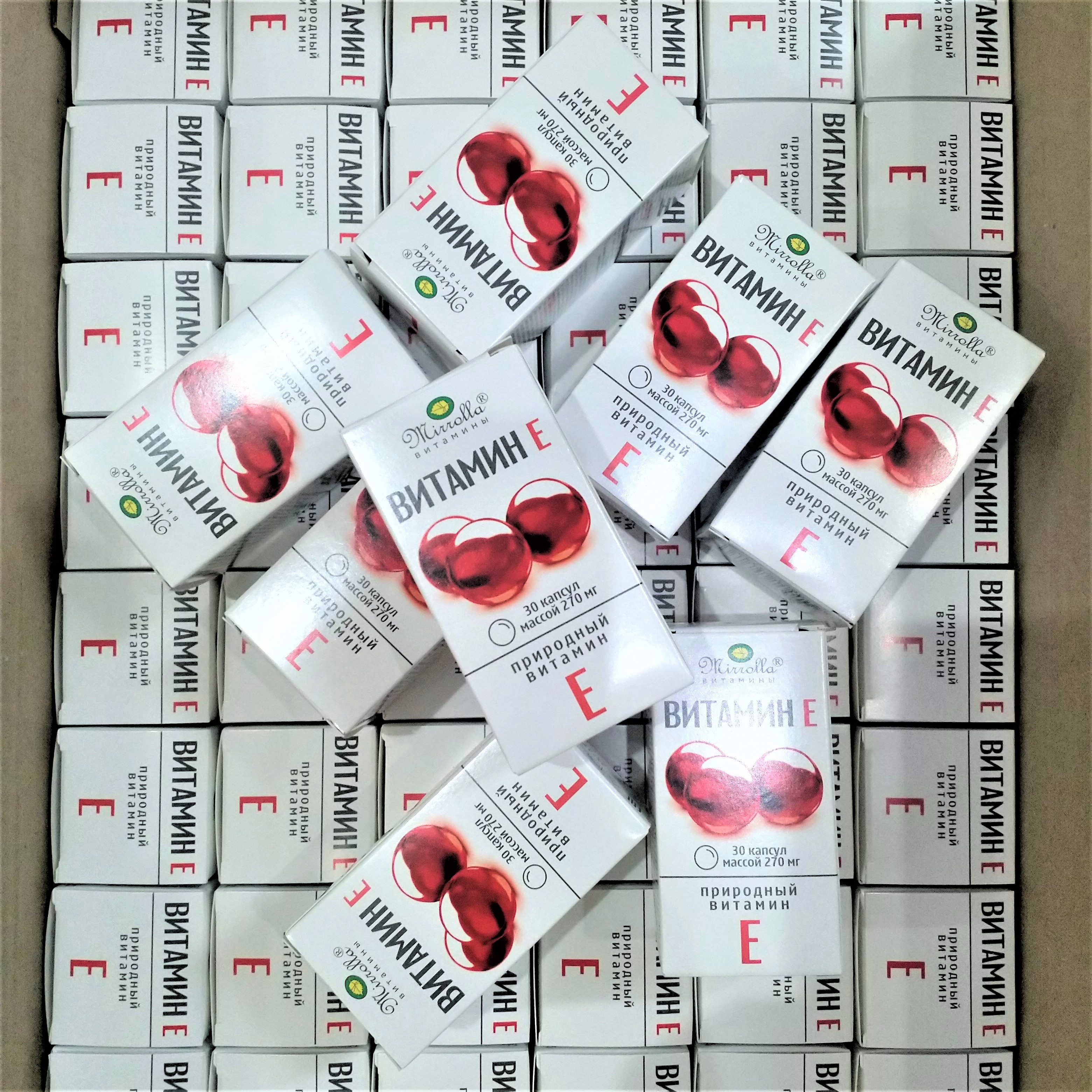 Vitamin E đỏ Mirroll Nga 270mg