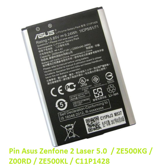 Pin Asus Zenfone 2 Laser 5.0 / ZE500KG / Z00RD / ZE500KL / C11P1428