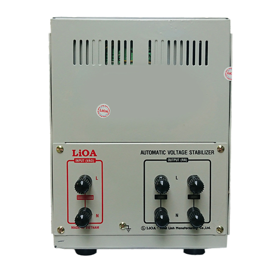 [Trả góp 0%] Ổn áp 1 pha LiOA DRI-5000II NEW2020 - Hàng Chính Hãng