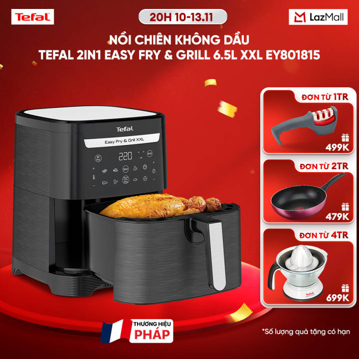 Nồi chiên không dầu Tefal 2in1 EY801815 –…