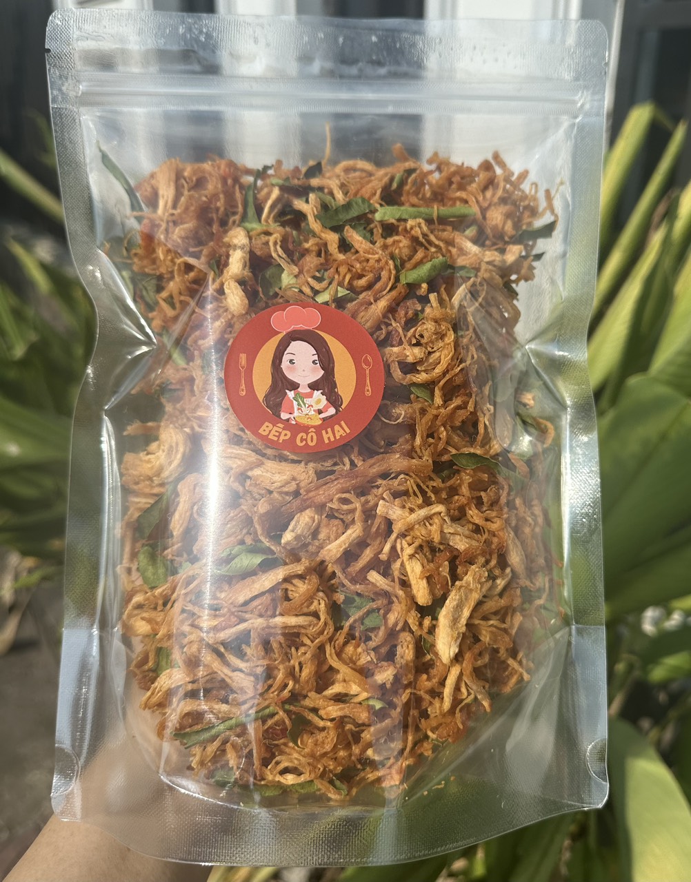 Ăn vặt - Khô gà lá chanh Bếp Cô Hai