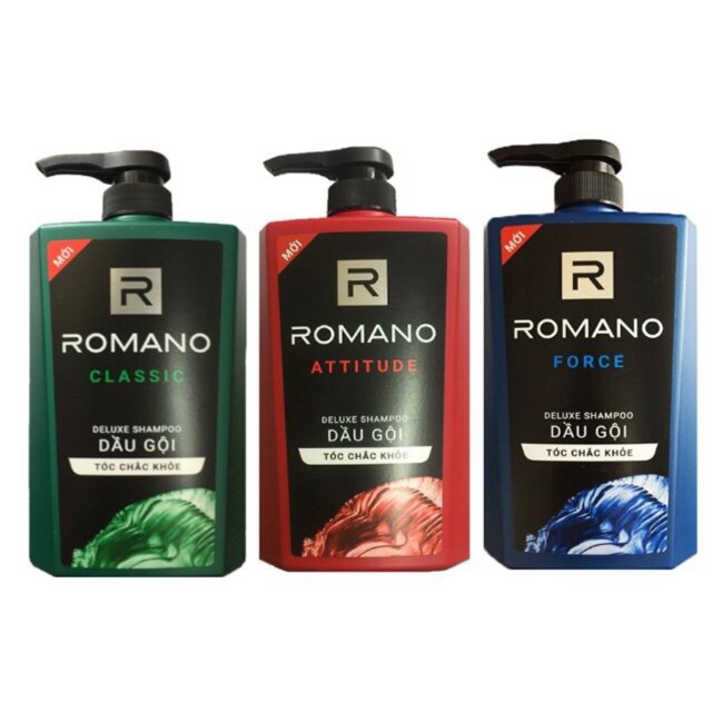 Dầu Gội Romano 650G  (Xanh Classic)