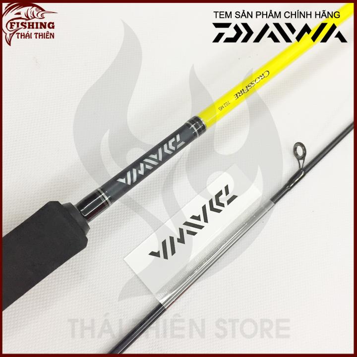 Cần câu cá Daiwa Crossfire 702MS (2m14) cần lure máy đứng