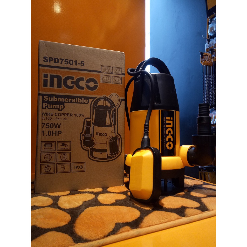 [HCM]Máy bơm chìm nước thải 750W INGCO SPD7501