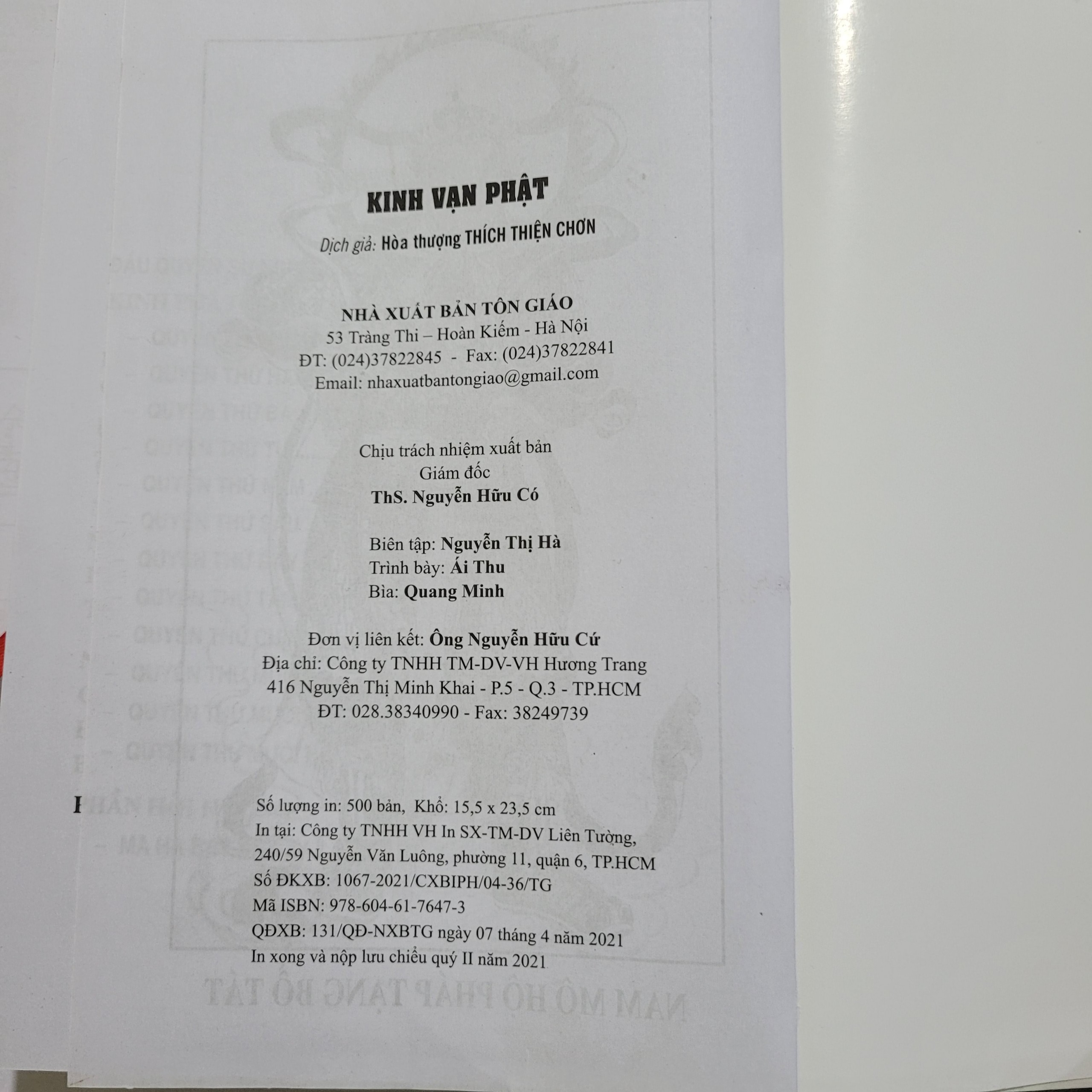 Sách - Kinh Vạn Phật