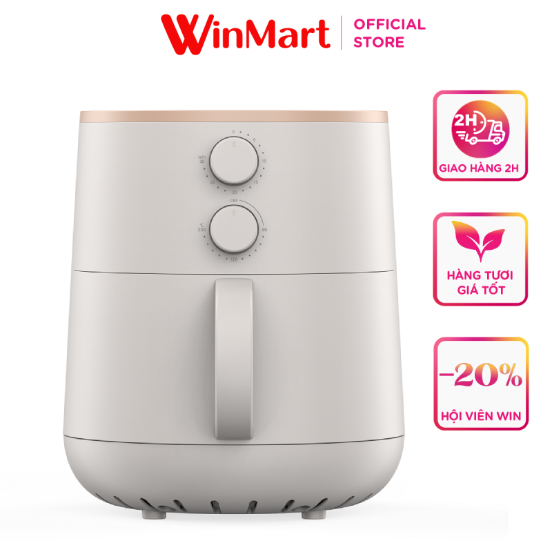 [Siêu thị WinMart] - Nồi chiên không dầu Lock & Lock EJF179IVY 5.5L