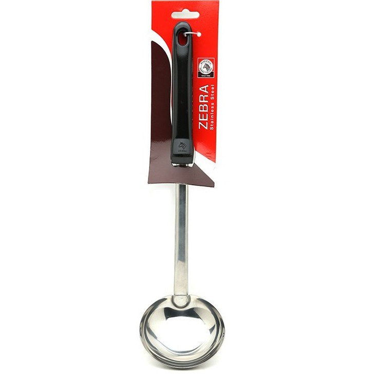 VÁ (MUÔI) INOX CÁN NHỰA - Zebra - 105233 (đường kính 8,8cm)