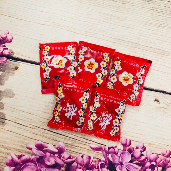 [HỦ 100 GÓI] Ô mai xí muội hoa đào tuổi thơ Thái Lan
