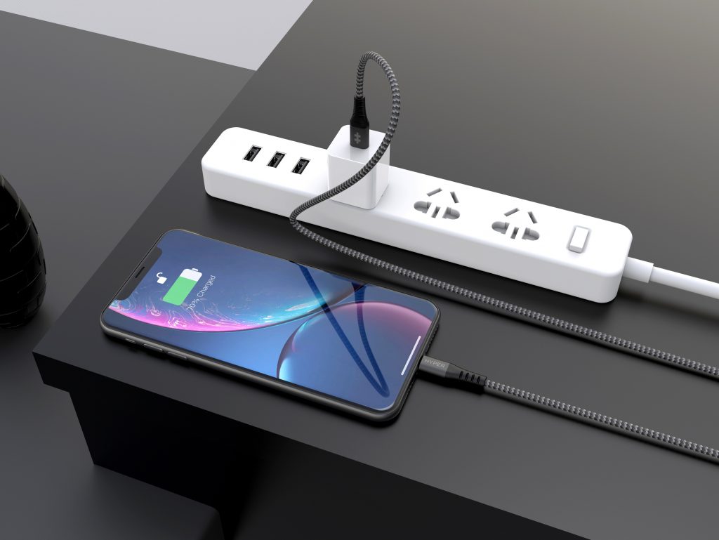 Cáp C to Lightning 30W HyperDrive Touch MFI IPHONE/IPAD ( 3 size )
