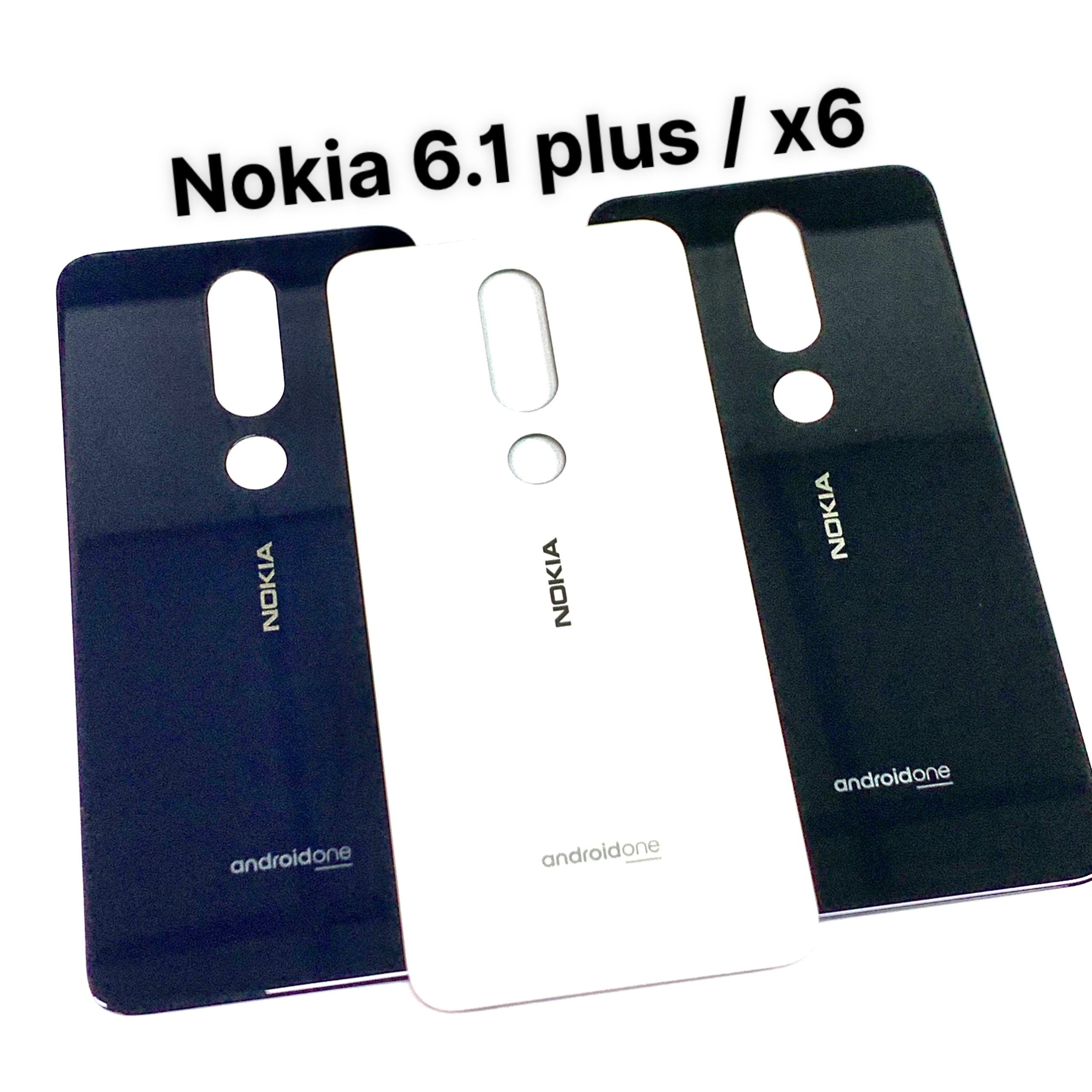 Nắp Lưng Nokia 6.1 Plus, Nokia X6 2018 ( Trắng , Đen , Xanh )