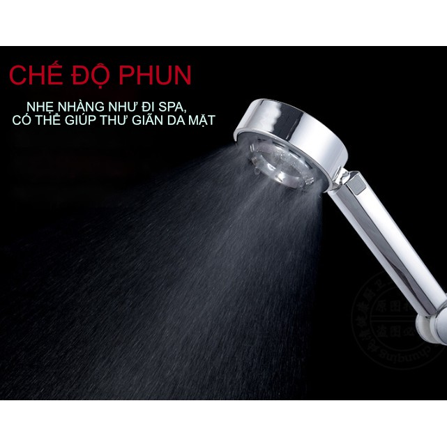 ĐẦU VÒI HOA SEN TĂNG ÁP 2 MẶT