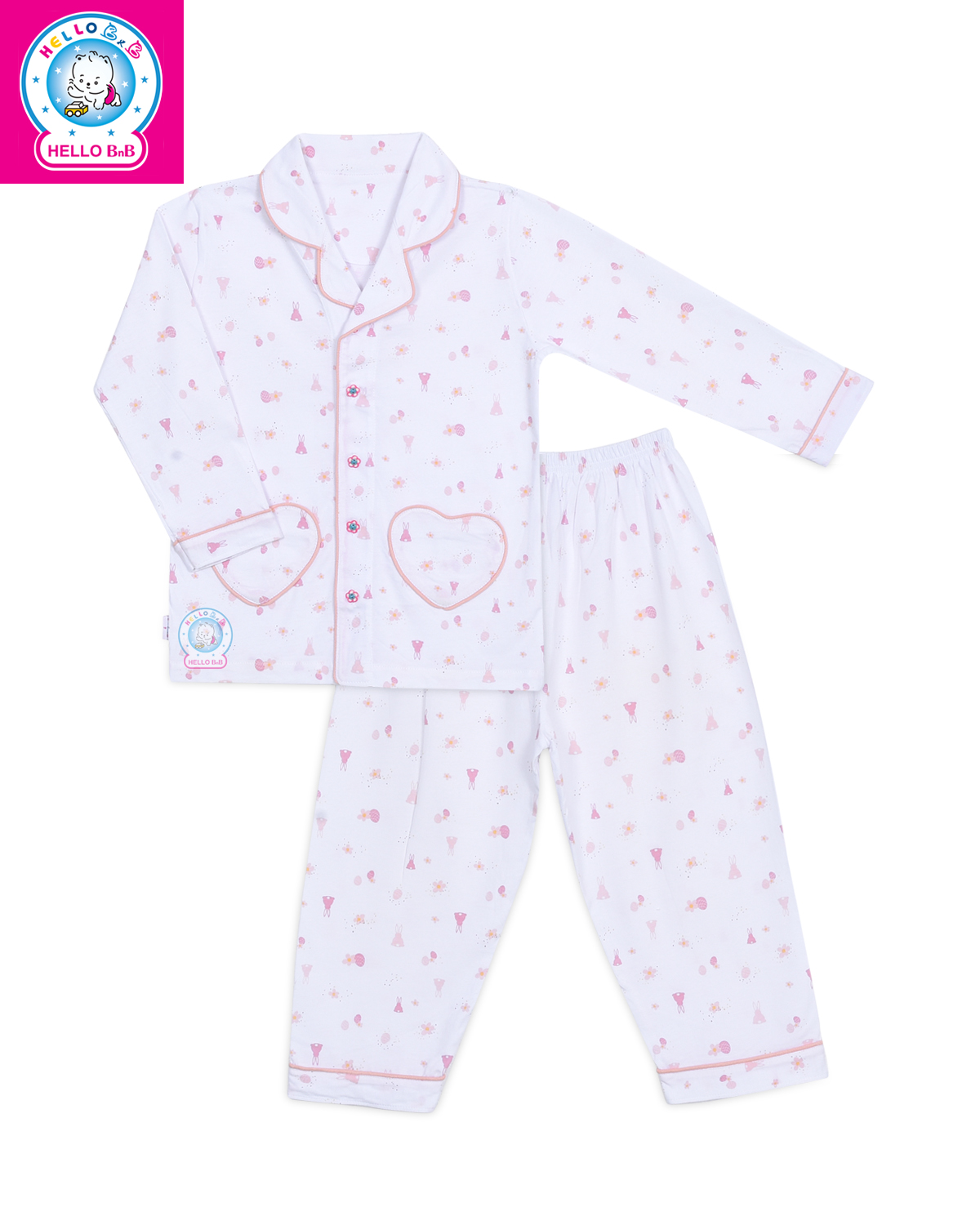 BỘ PYJAMAS BÔNG DÀI BÉ GÁI 0263 (hình in ngẫu nhiên)