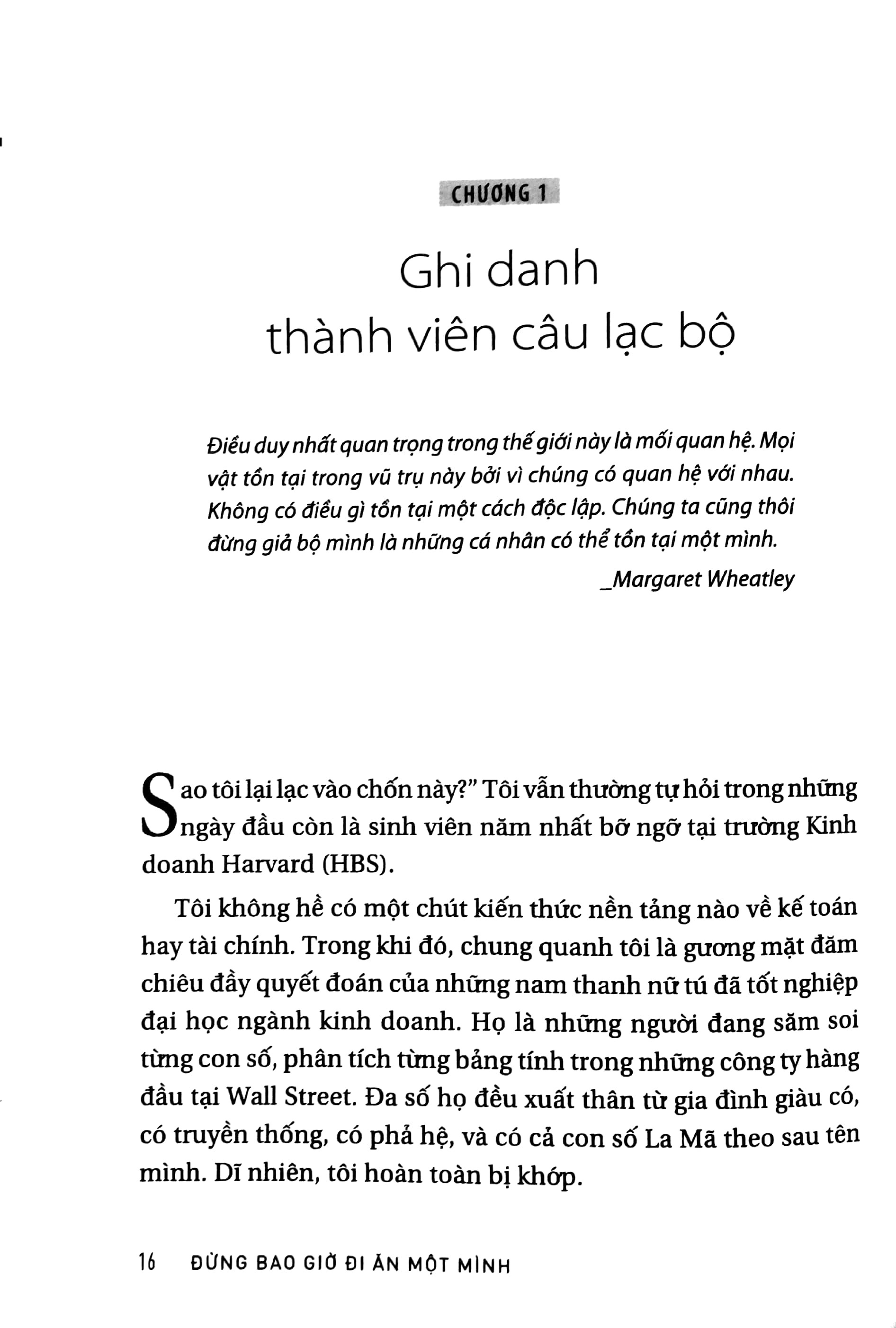 Sách: Đừng Bao Giờ Đi Ăn Một Mình