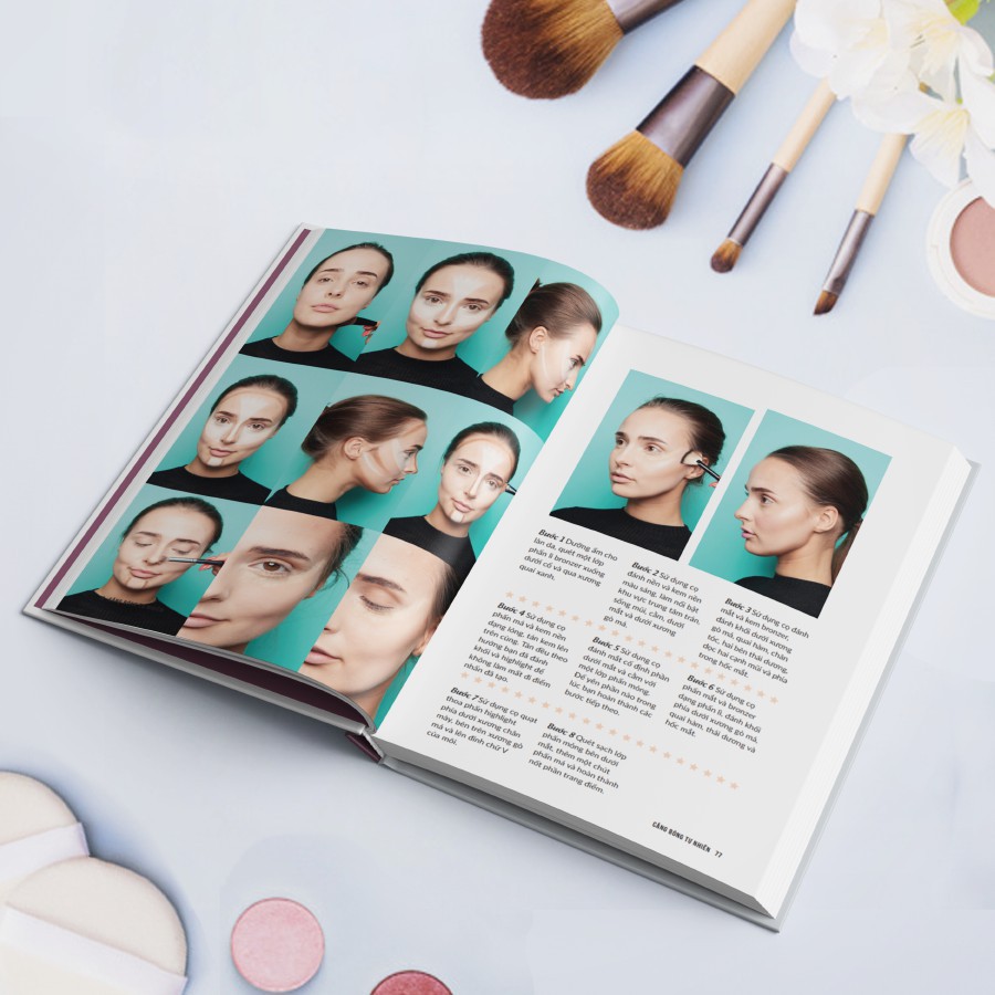 Sách The Makeup Manual - Trang Điểm Tự Nhiên, Học Cách Trang Điểm Từ A-Z - Nhà Sách Giáo Dục Á Châu