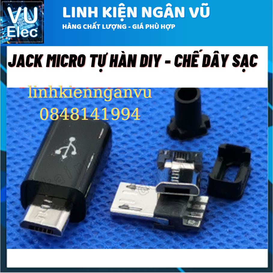 Đầu jack microusb đực