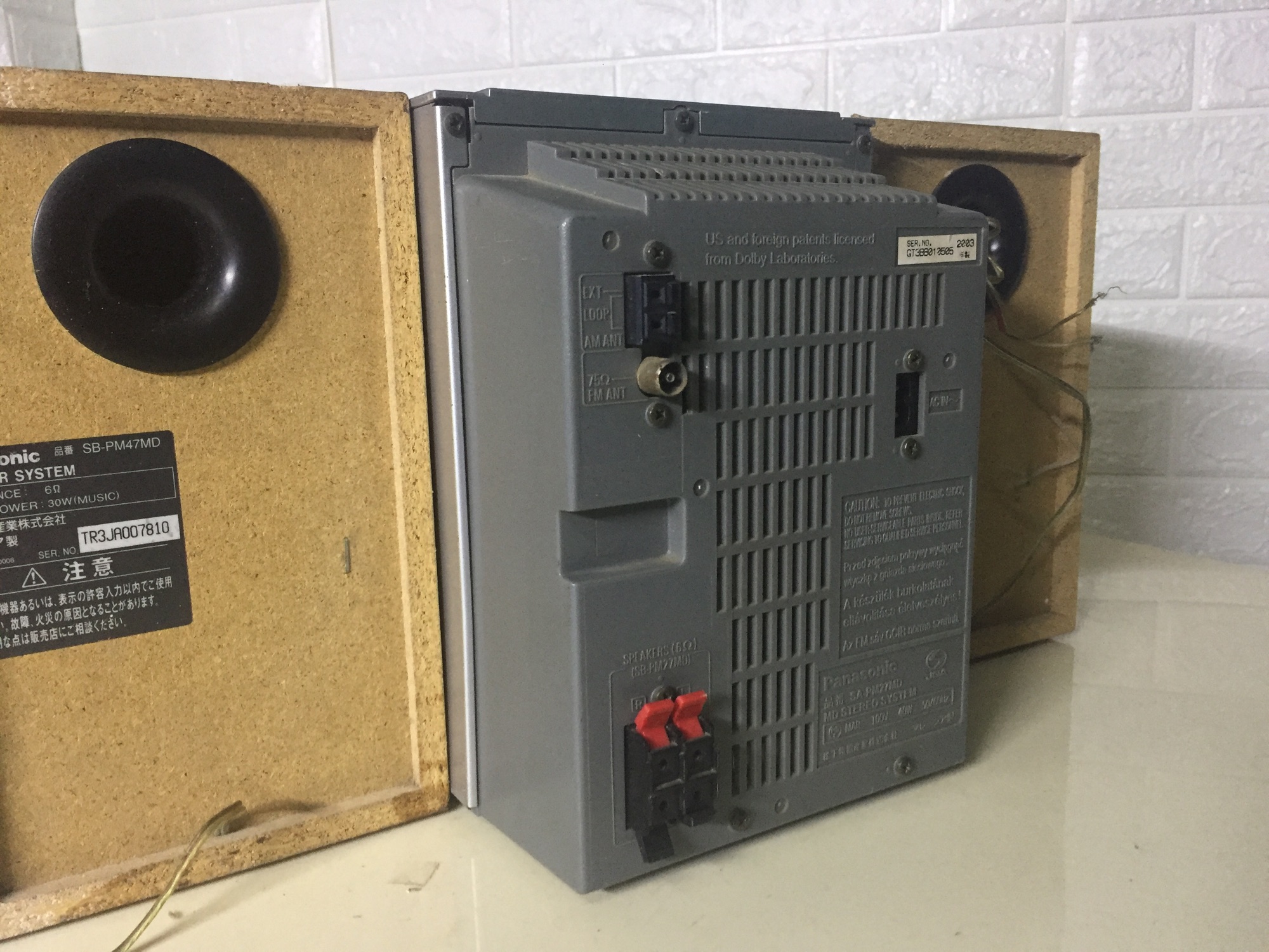 Dàn panasonic pm27